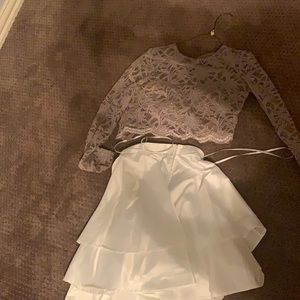 2 piece homecoming dress only worn once